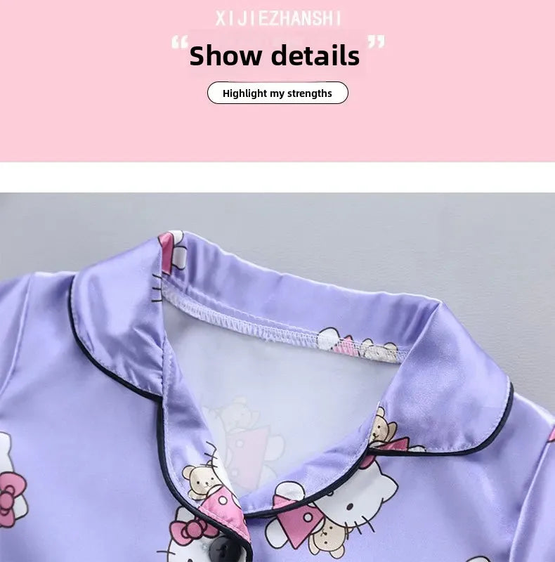 Kids Pajama Set – Soft Breathable Sleepwear for Boys & Girls – Side View | Toki Toy Box