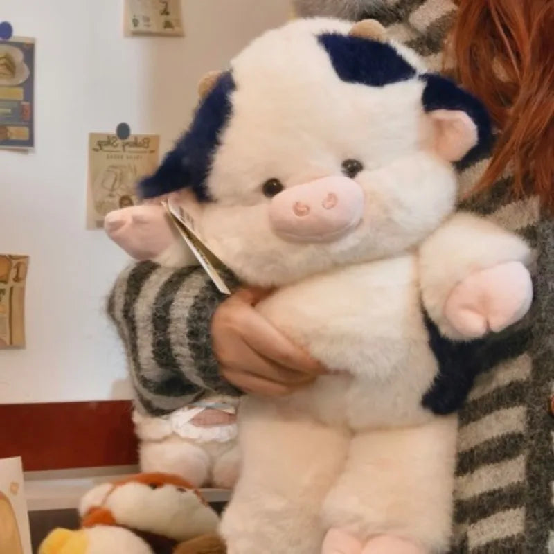 Cow Plush – Soft-Haired Fluffy Texture | Toki Toy Box