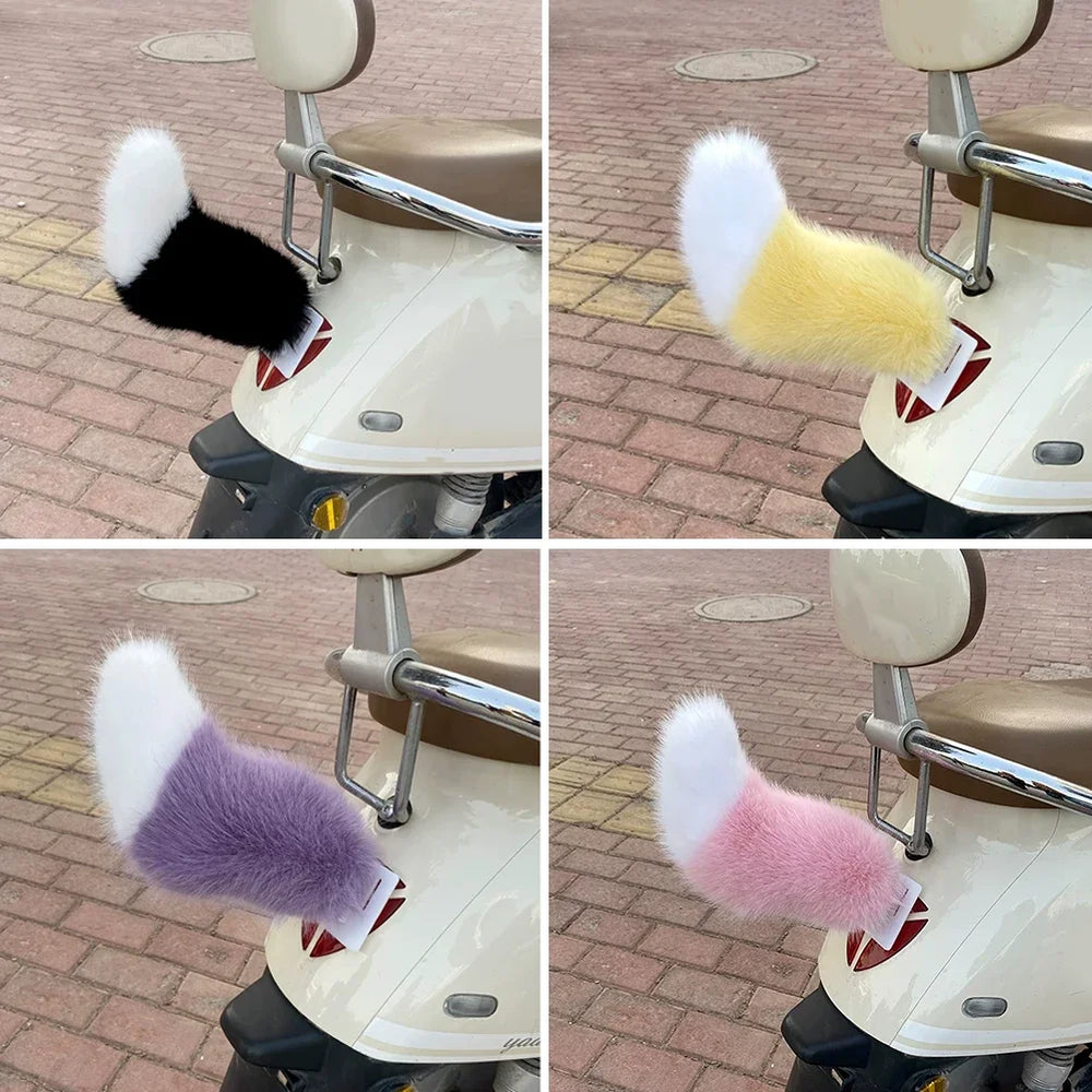 Remote Control Wagging Plush Tail – Fun Vehicle Decor