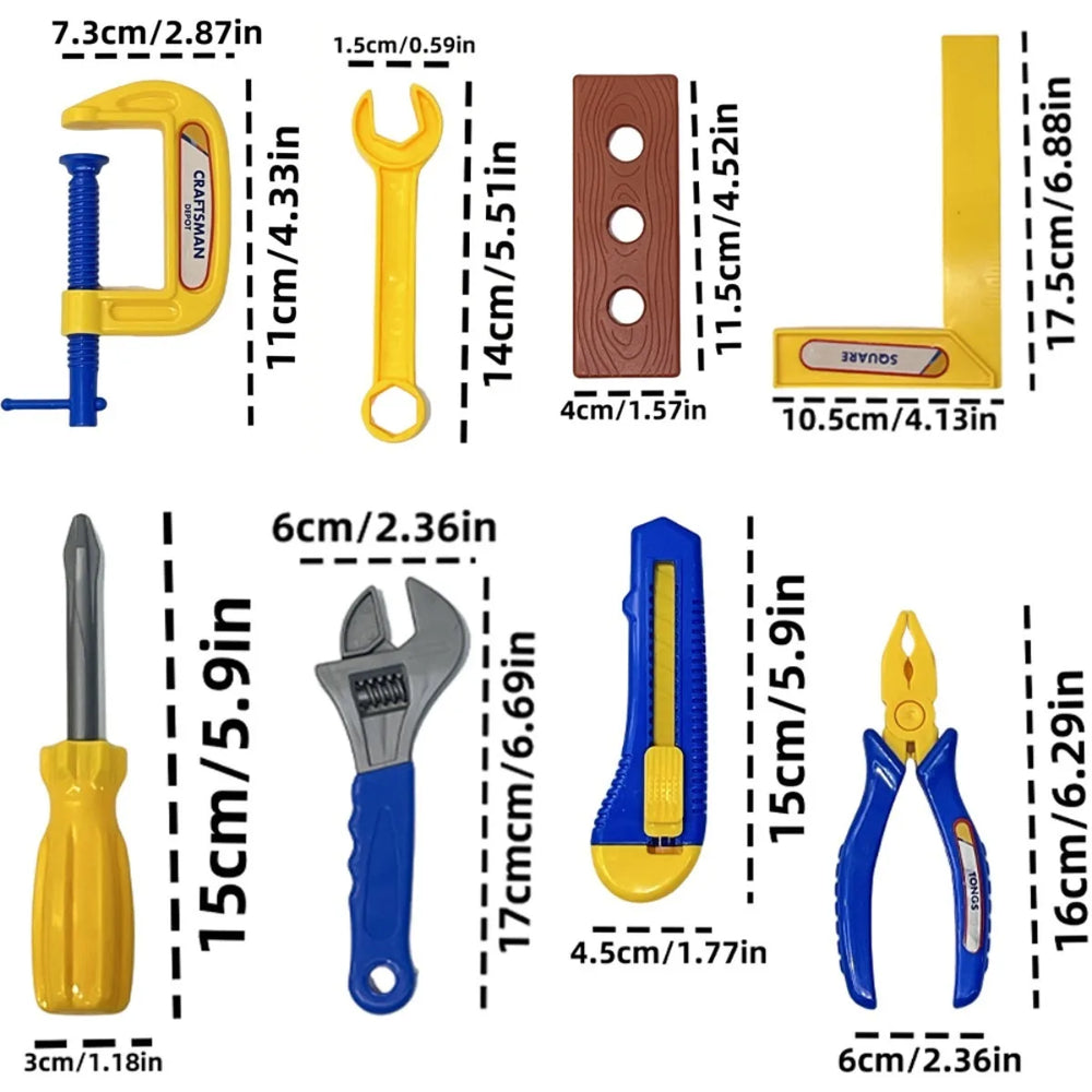 Kids Construction Tool Set – Montessori Play Kit