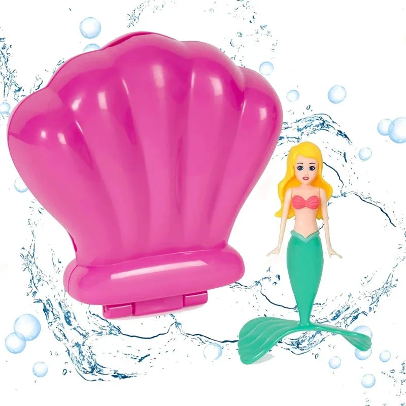 Mermaid Shell Toy – Spinning on Water | Toki Toy Box