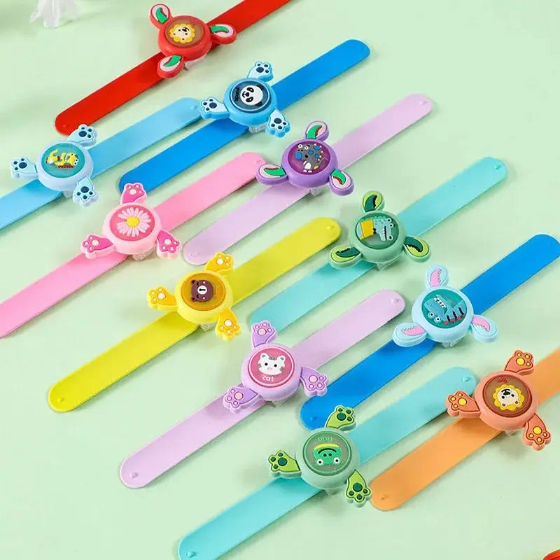 LED Spinner Wristband Toy – Light-Up Fun for Kids