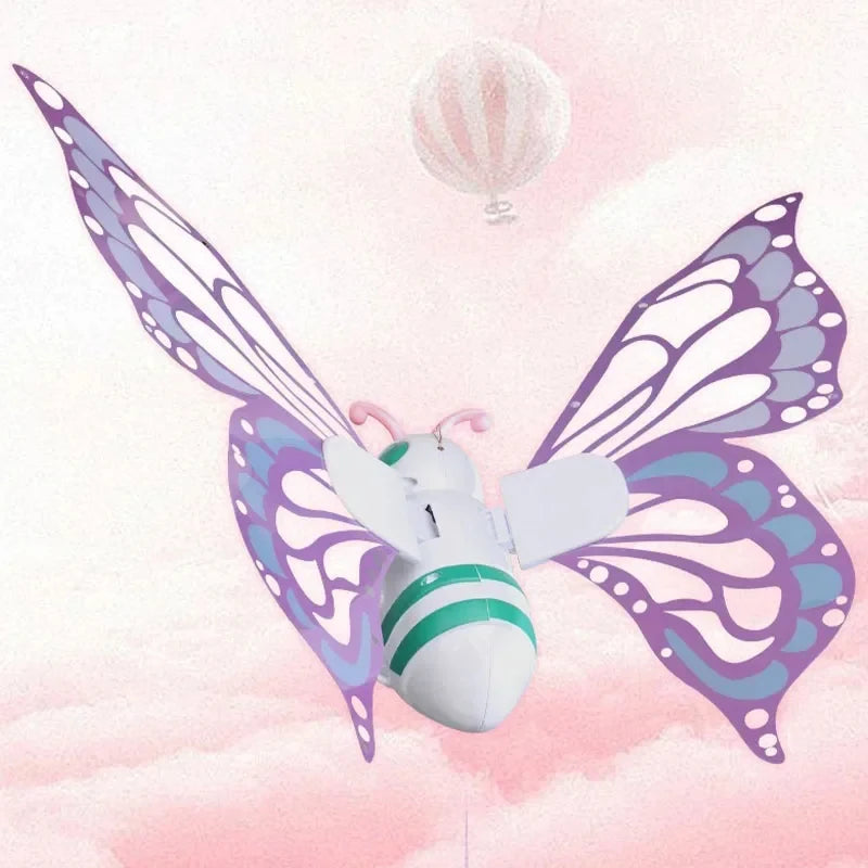 Light-Up Fairy Wings – Moving Butterfly Costume for Kids – Side View | Toki Toy Box