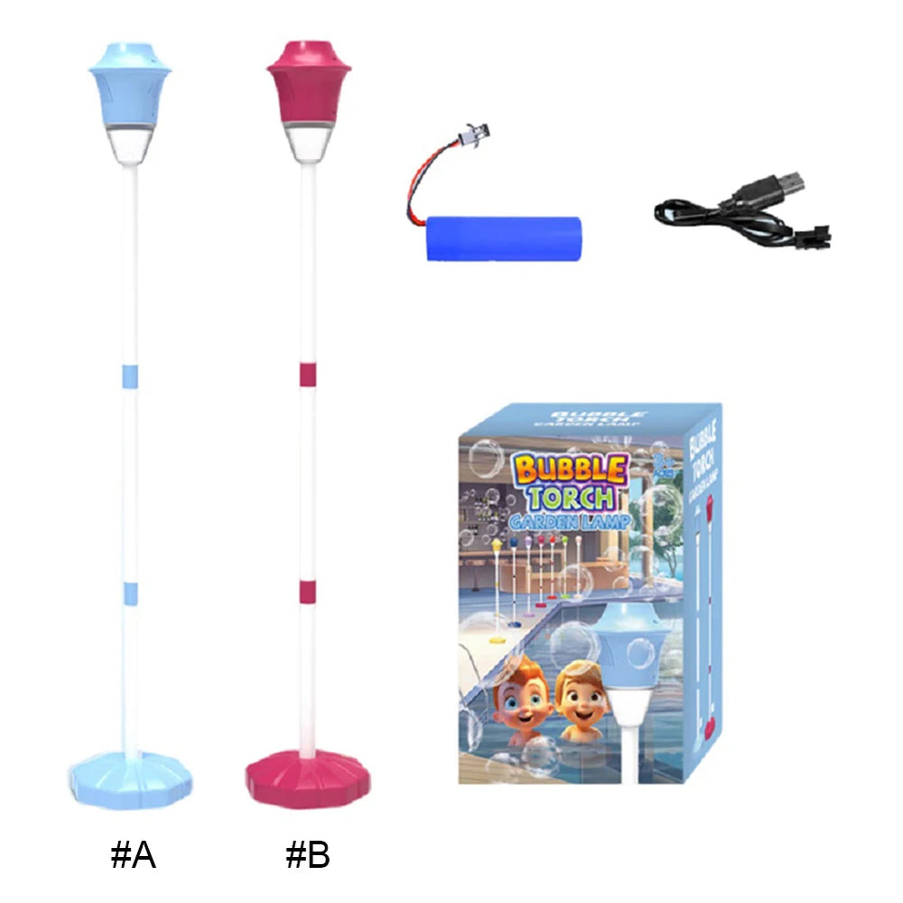 Automatic Bubble Machine with Lights & Music Fun - Toki Toy Box
