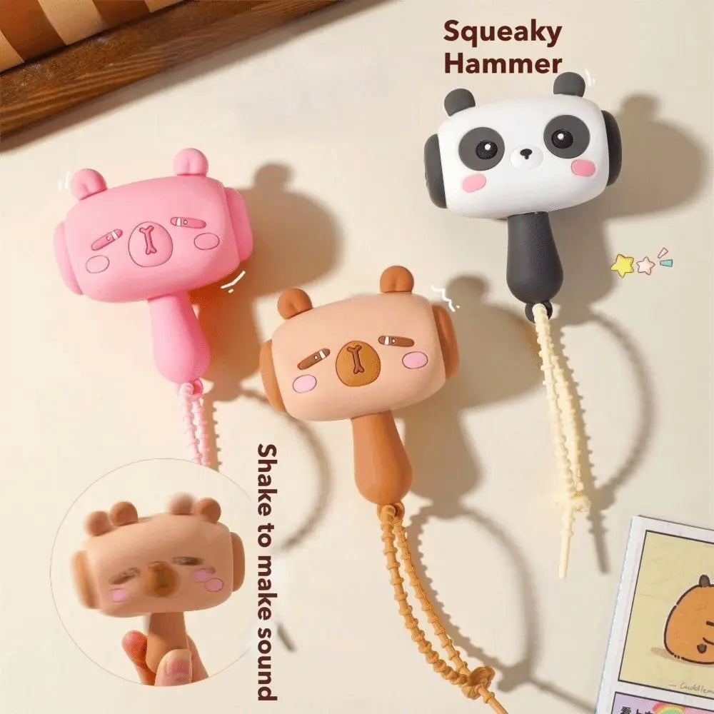 Squeaky Hammer – Pink Capybara | Toki Toy Box
