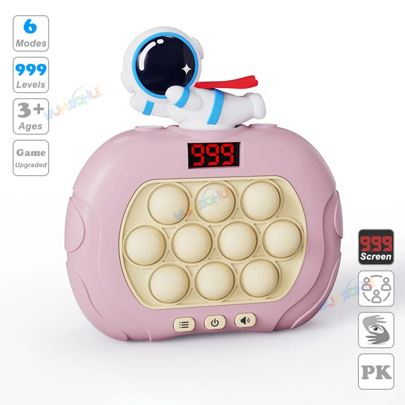 999-Level Pop Push Game Console for Kids & Adults - Toki Toy Box