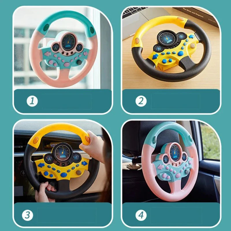 Toddler Steering Wheel Toy – Travel Fun for Kids - Toki Toy Box