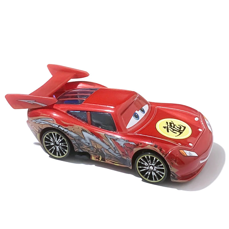 Cartoon Race Car Die-Cast Toy – Pull Back Fun