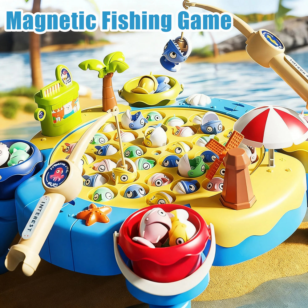 Fishing Game – Colorful Magnetic Fish | Toki Toy Box