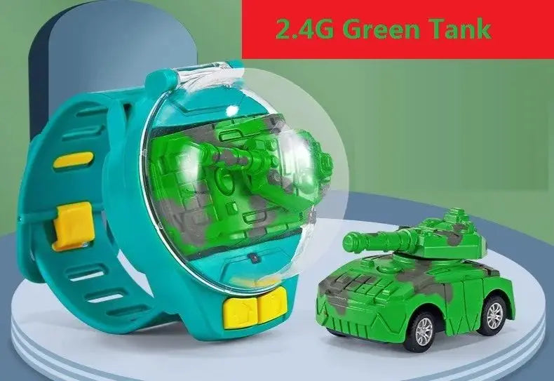Mini RC Watch Car for Kids | USB Racing Toy - Toki Toy Box