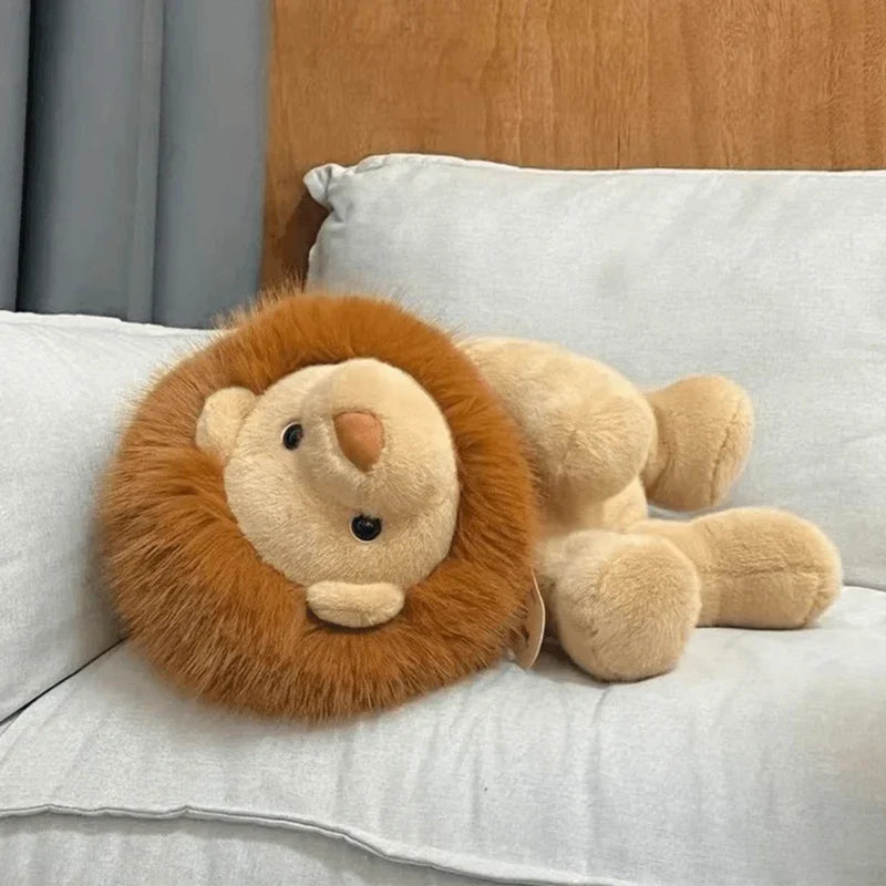 Lion Plush – Fluffy Mane Detail | Toki Toy Box