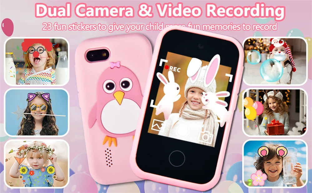 Smart Kids Toy Phone with Camera & Games - Toki Toy Box