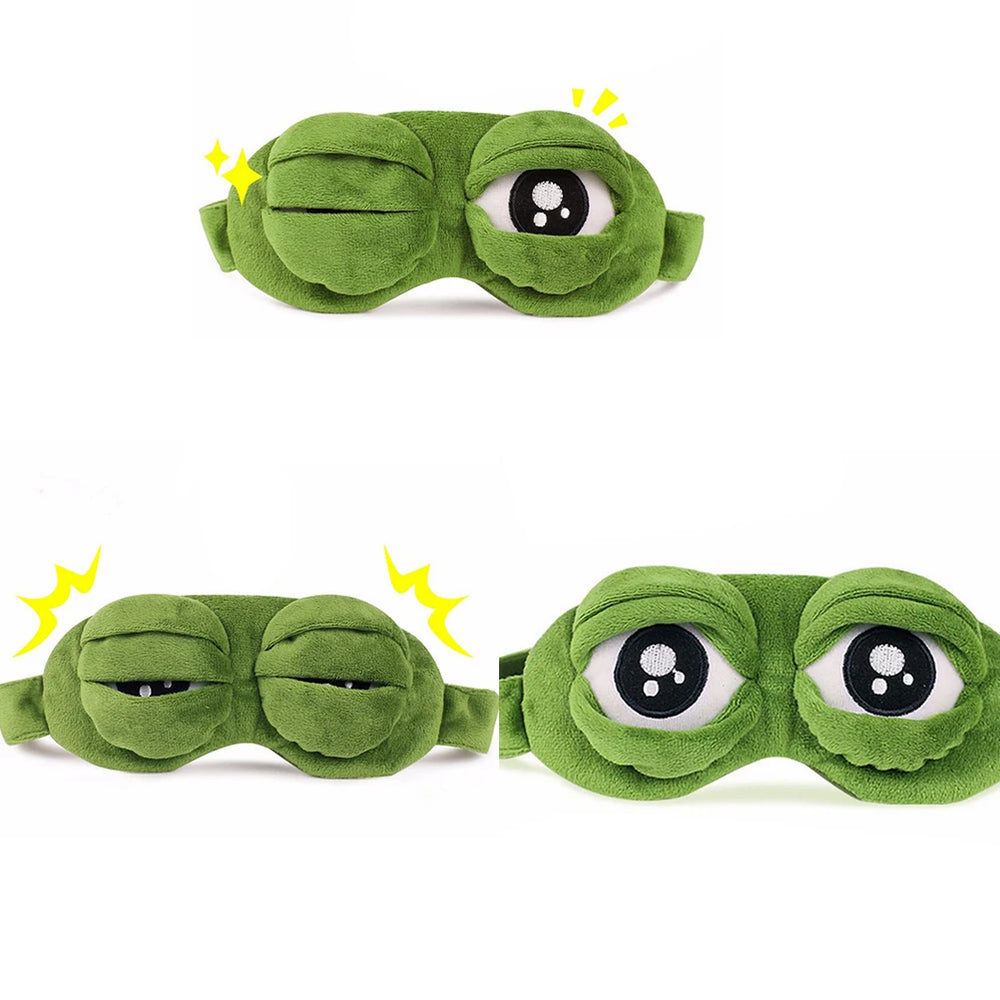 Frog Sleep Mask – Adjustable Strap | Toki Toy Box