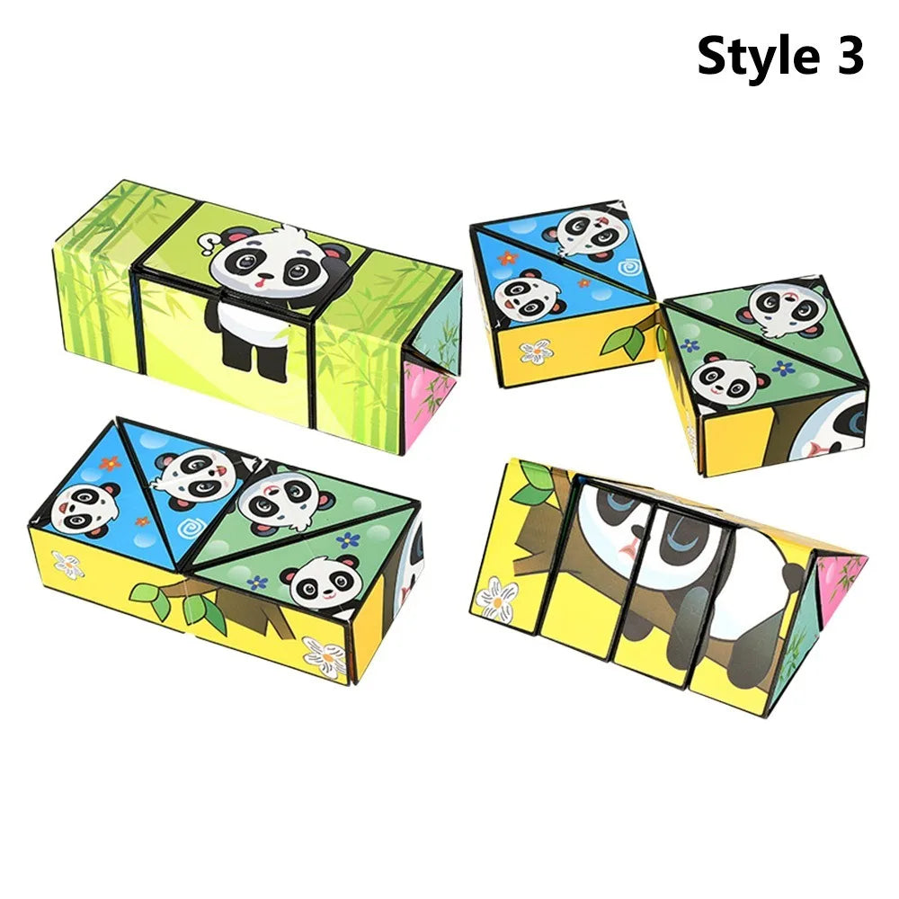 Panda Infinity Cube – Foldable Stress Relief Puzzle