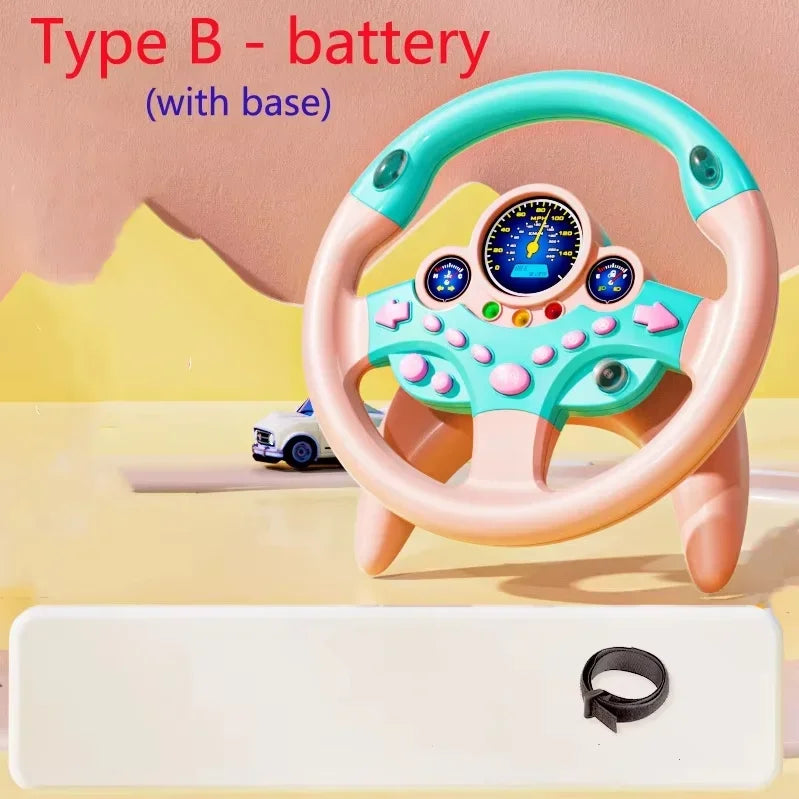 Toddler Steering Wheel Toy – Travel Fun for Kids - Toki Toy Box