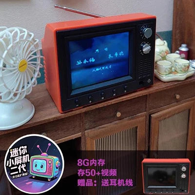 Mini Retro TV Toy – Playable Video Dollhouse Display – Features | Toki Toy Box
