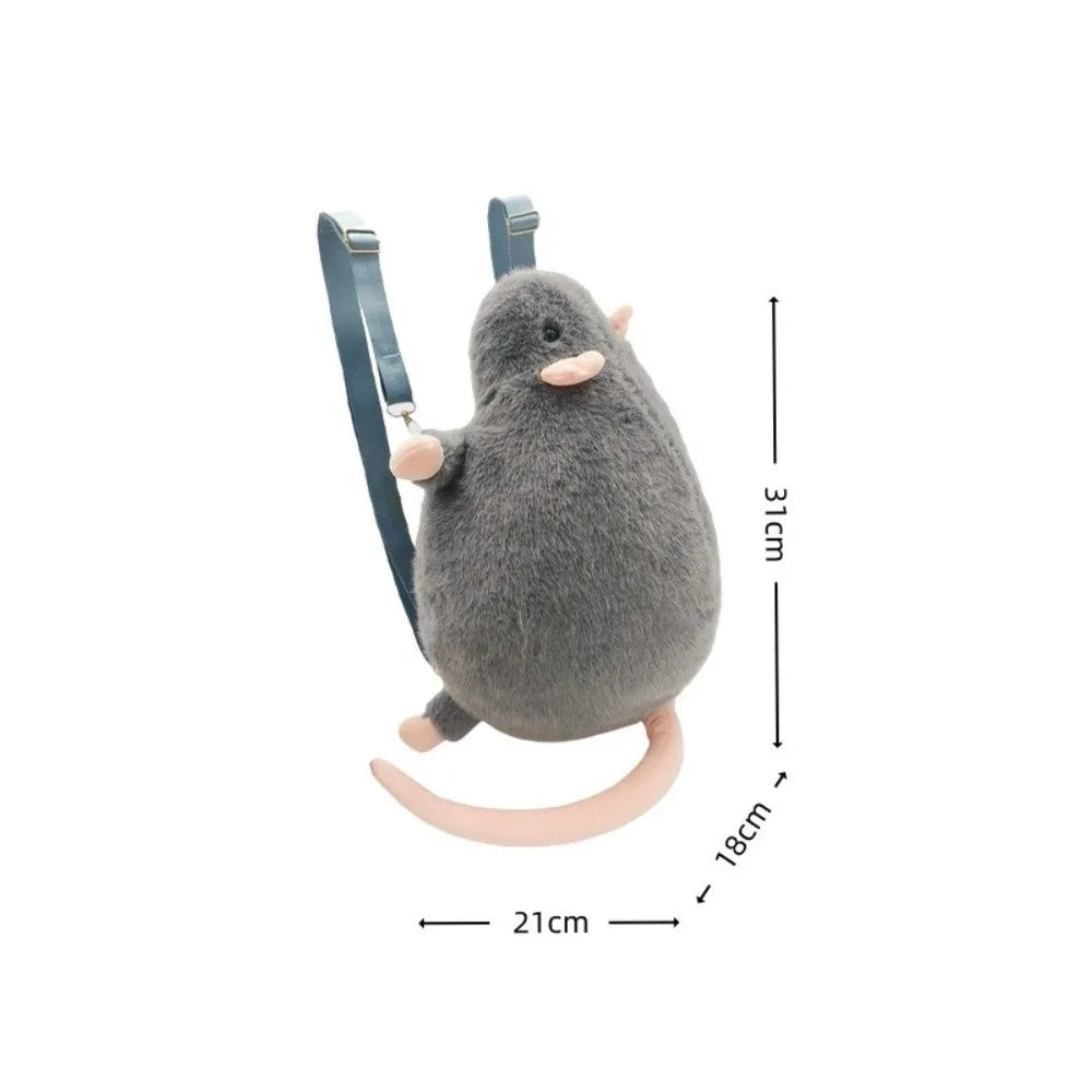 Cute Plush Mouse Backpack | TokiToy Box