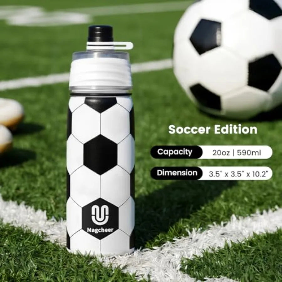 20oz Insulated Misting Water Bottle for Active Days