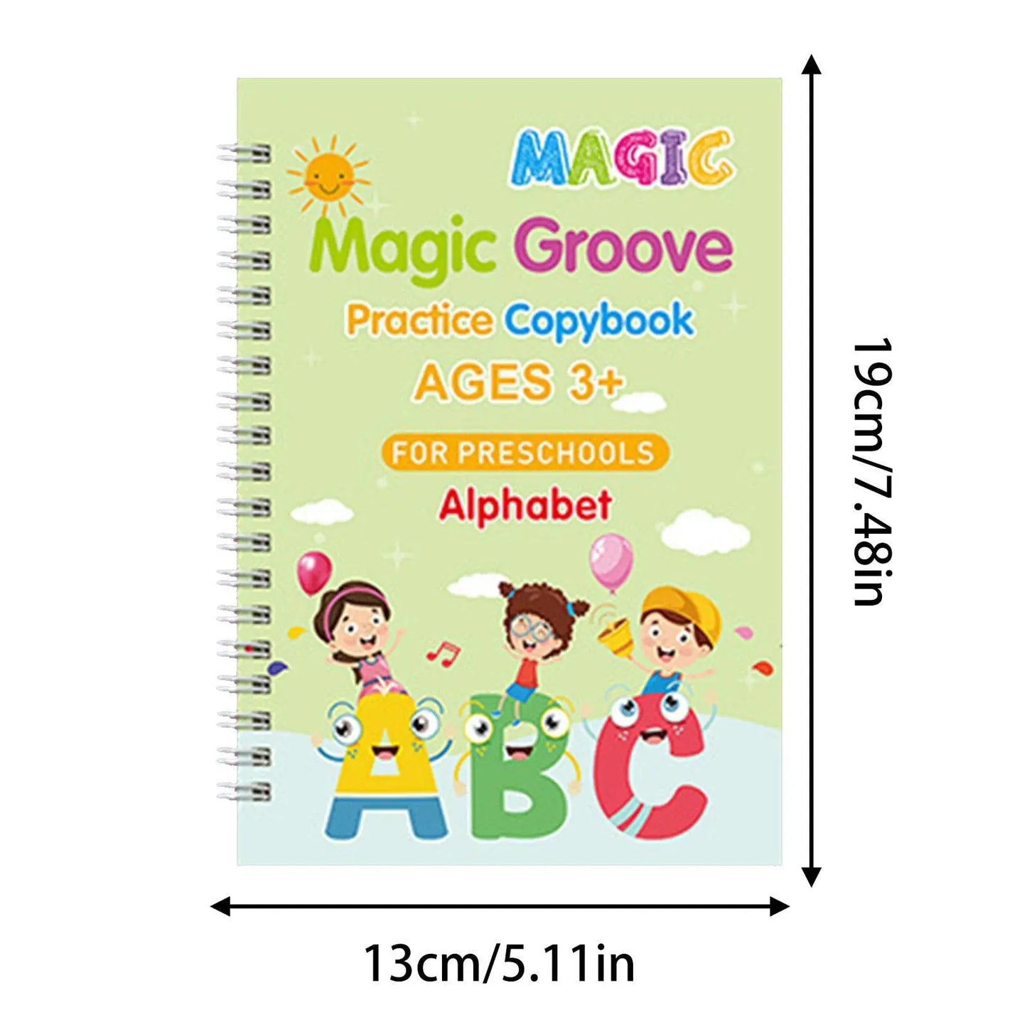 Multilingual Magic Practice Book Set – Reusable Handwriting Workbooks