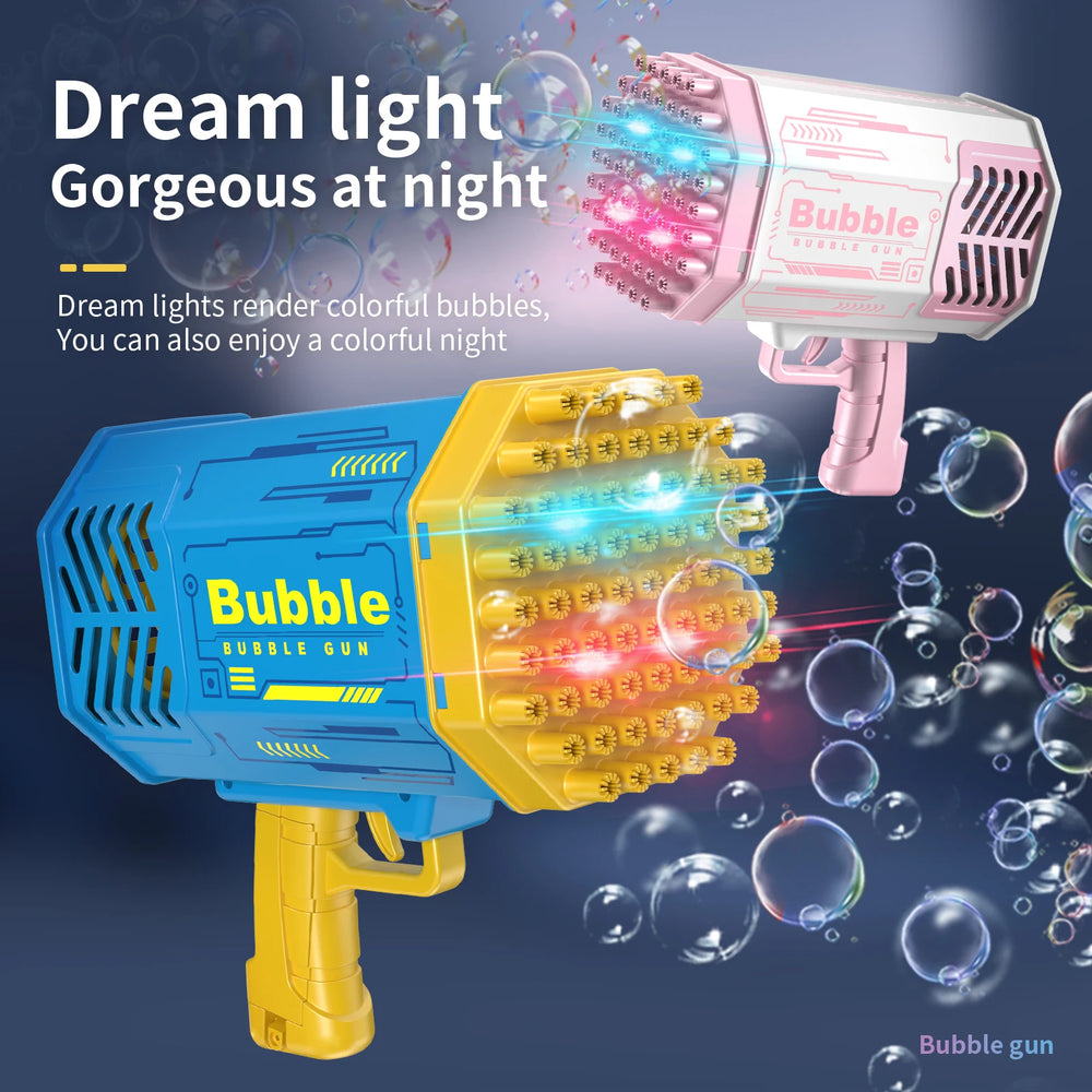 69-Hole Astronaut Bubble Blaster for Kids - Toki Toy Box