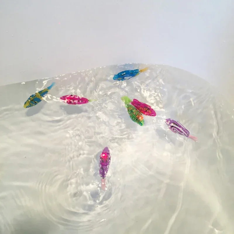 LED Swimming Fish Toy – Realistic Water Fun | Toki Toy Box – In Use | Toki Toy Box