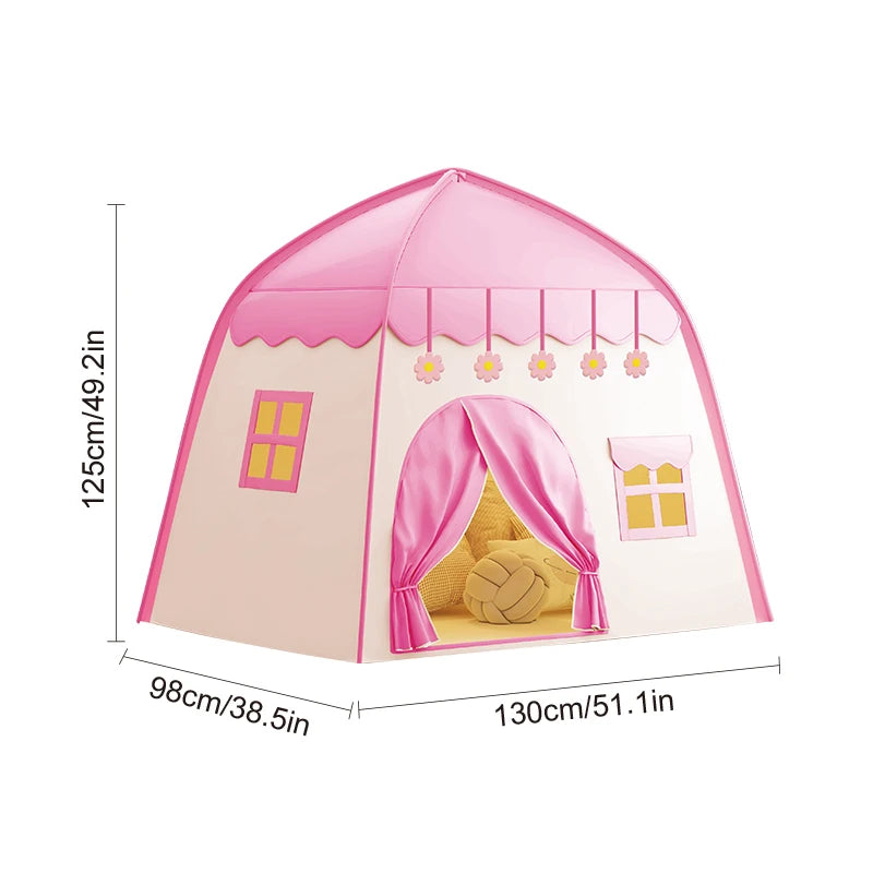 Starry Castle Kids Play Tent for Indoor & Outdoor Fun