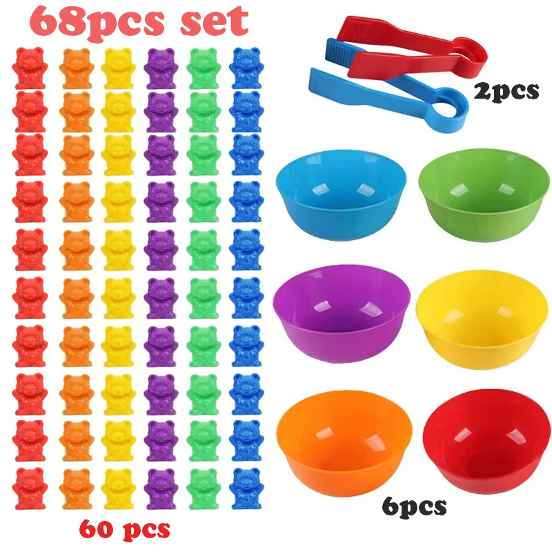 Color Sorting & Counting Bears Learning Set