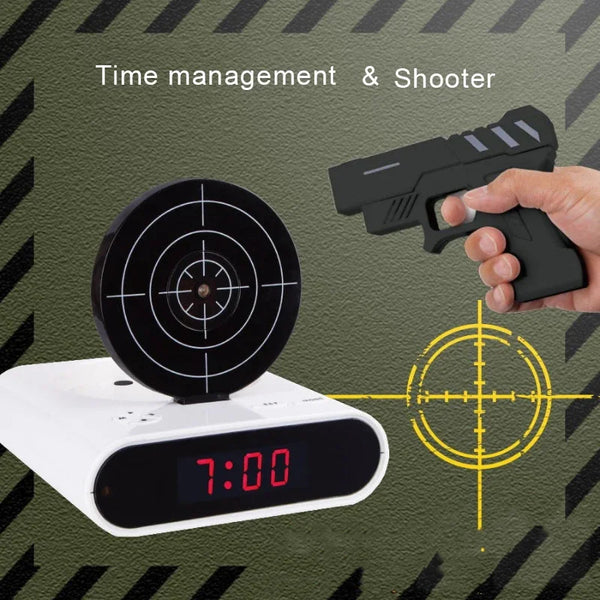 Target Blaster Alarm Clock – Hit to Snooze