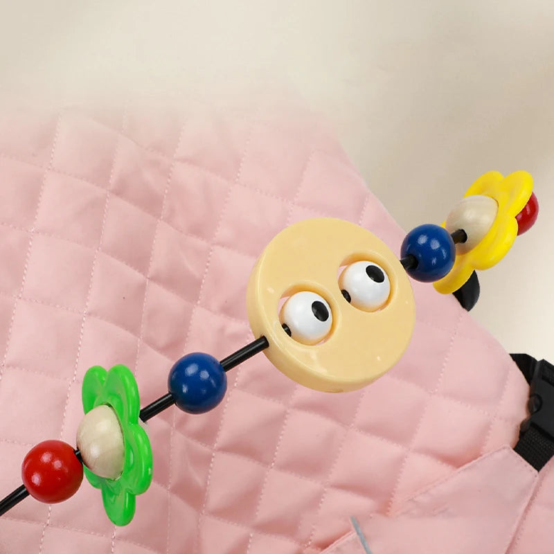 Wooden Baby Stroller Toy Arch for Sensory Play