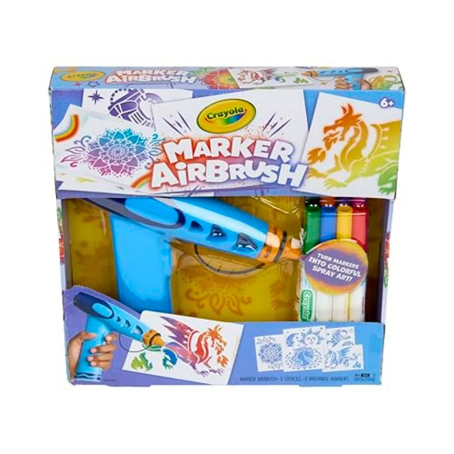 Marker Airbrush Kit Spray Art Set for Kids | Toki Toy Box