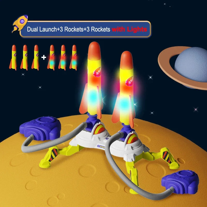 Air Rocket Launcher Stomp Toy for Kids - Toki Toy Box