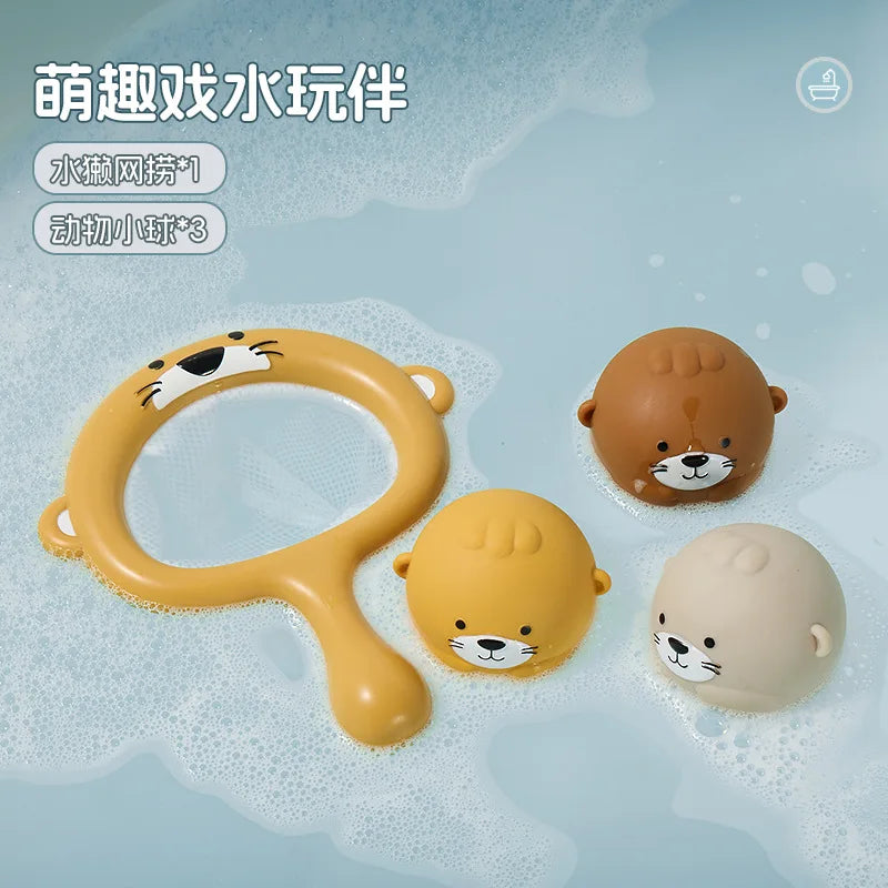 Baby Bath Animal Toys – Spray & Squeeze Set