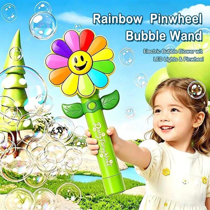 Daisy LED Bubble Wand – Electric Glow Bubble Blower