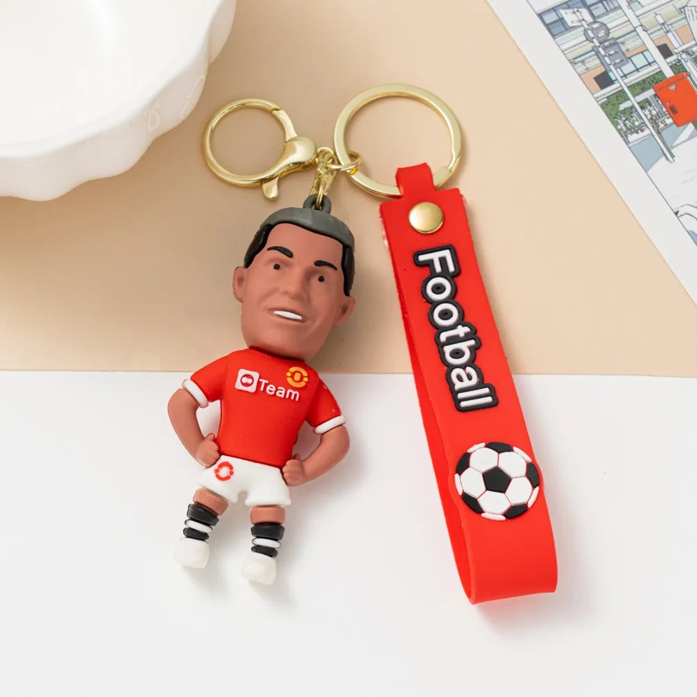 Football Player Keychain Set – 6 Collectible Figures