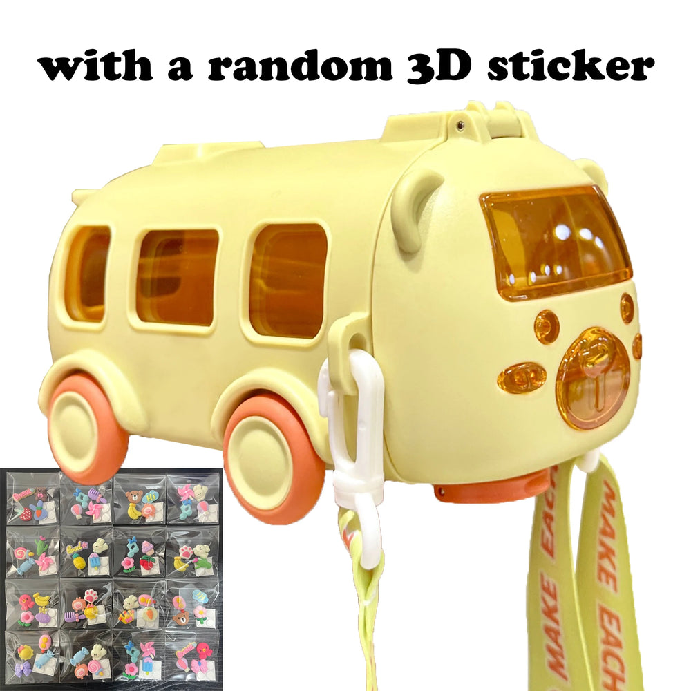 Cute Toy Car Straw Cup – 500ML Kids Tumbler – Packaging | Toki Toy Box