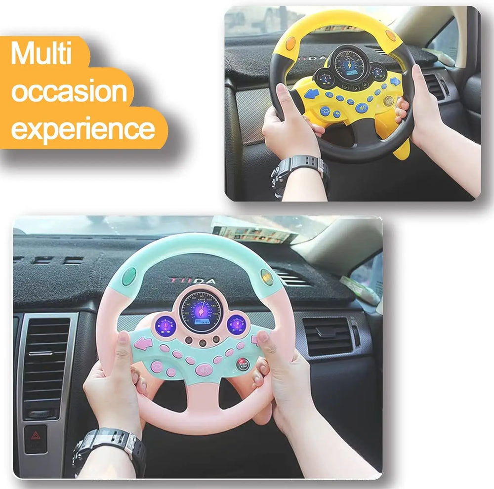 Toddler Steering Wheel Toy – Travel Fun for Kids - Toki Toy Box
