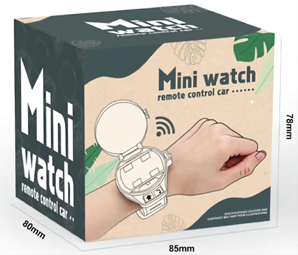 Mini RC Watch Car for Kids | USB Racing Toy - Toki Toy Box