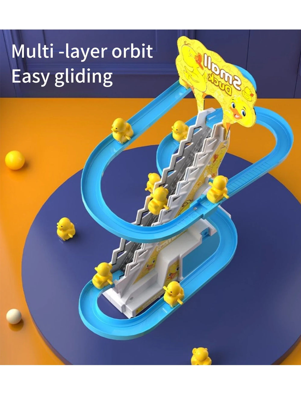 Electric Duck Climbing Track Toy – Musical Slide Fun