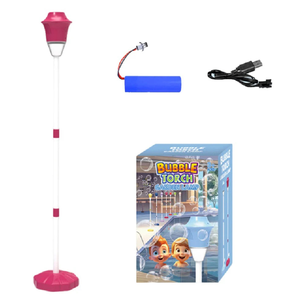 Automatic Bubble Machine with Lights & Music Fun - Toki Toy Box
