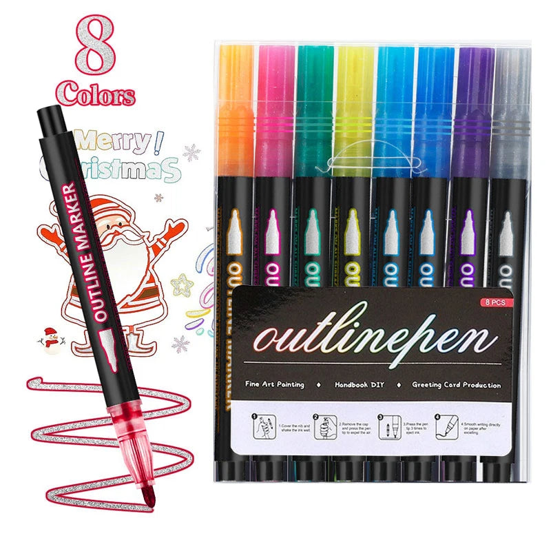 Shimmer Markers – Pen Tip Detail | Toki Toy Box