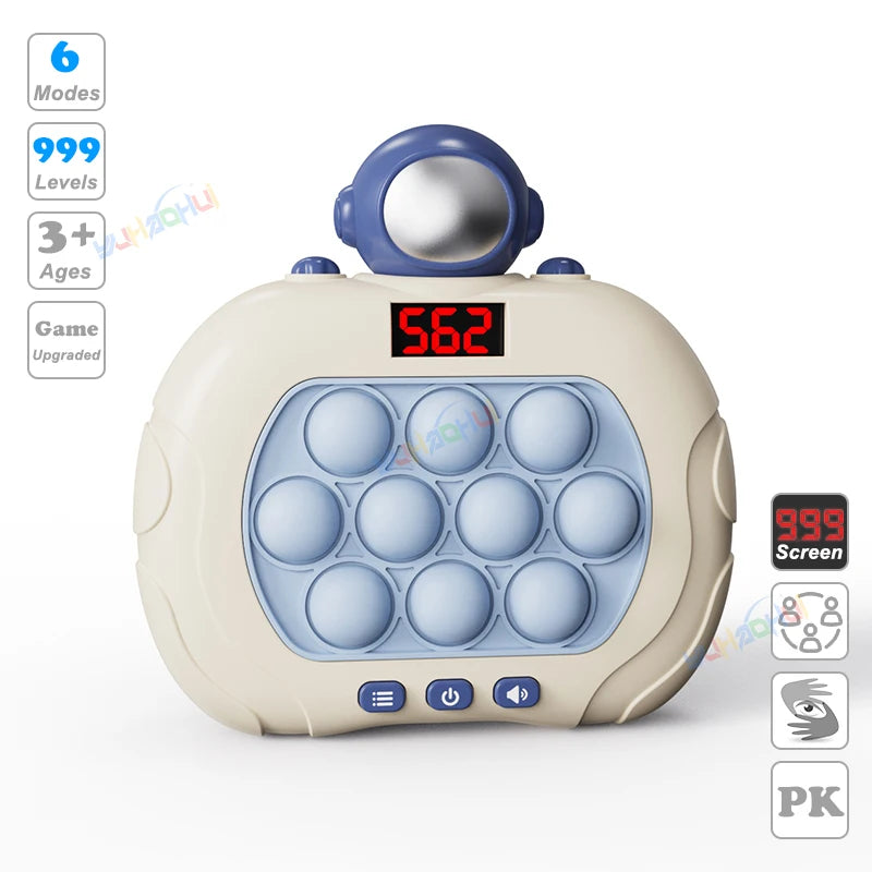 999-Level Pop Push Game Console for Kids & Adults - Toki Toy Box