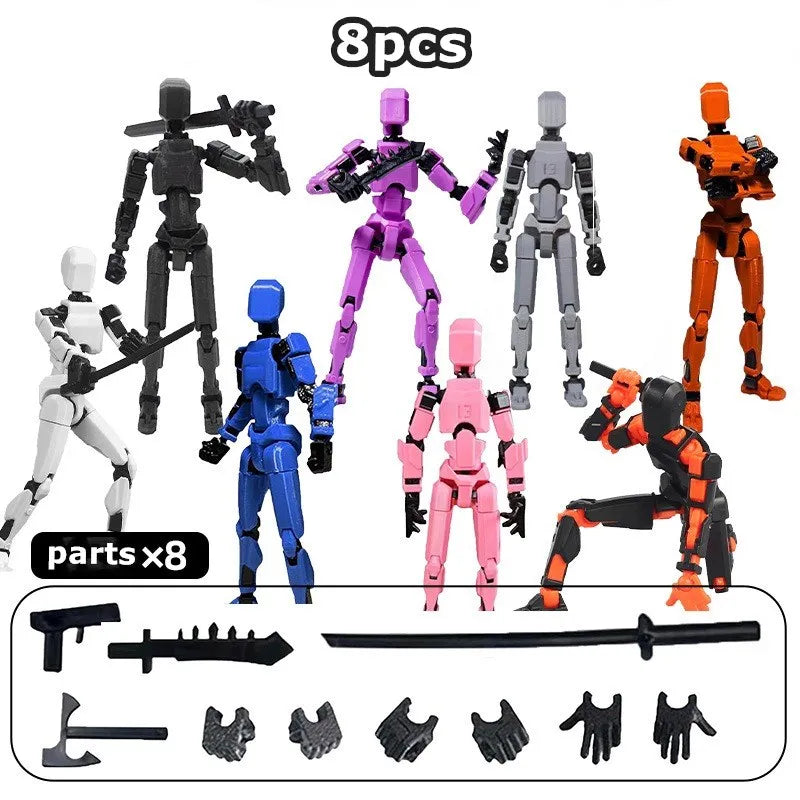 Titan Action Figure Set – Fully Posable Robot Toy