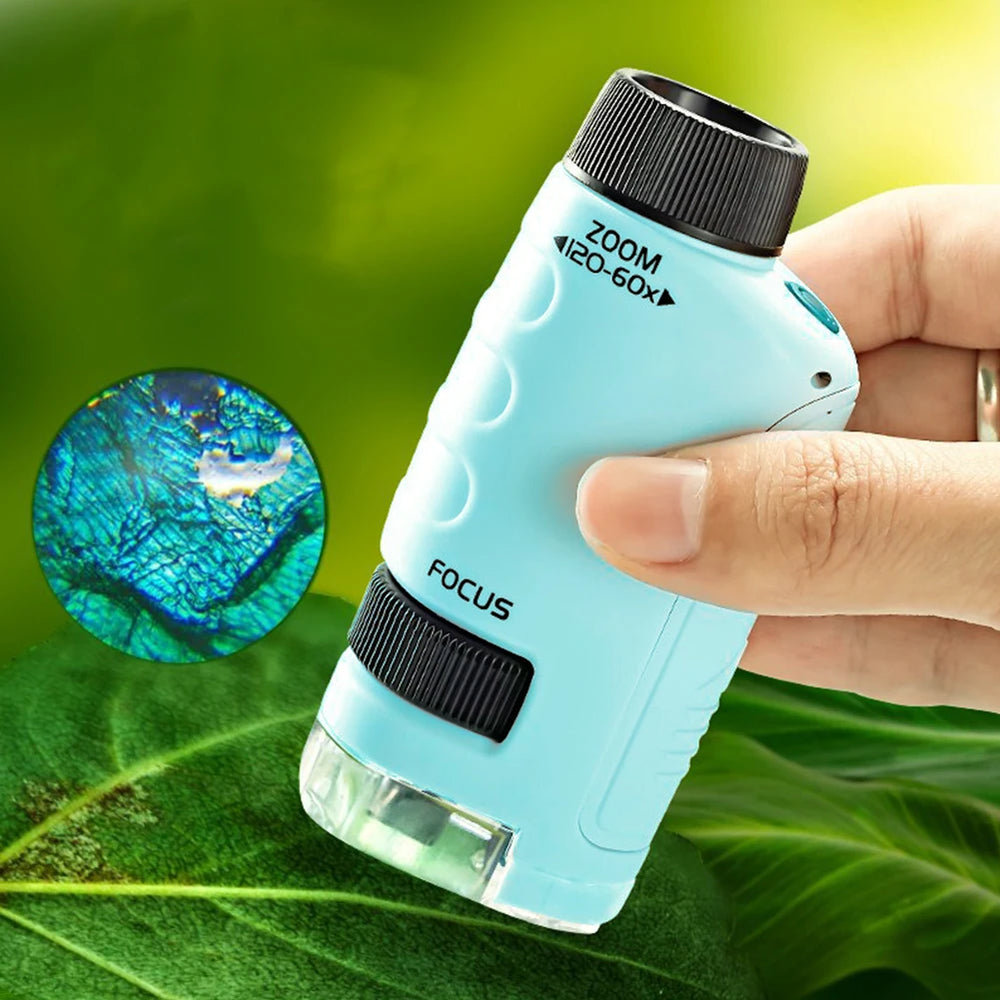 Pocket LED Microscope for Curious Kids - Toki Toy Box