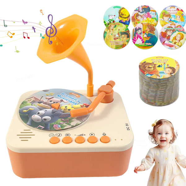 Story Music Player with 93 Cards – Kids Learning Fun