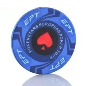 Premium Ceramic Game Chips Set – 10 Pieces