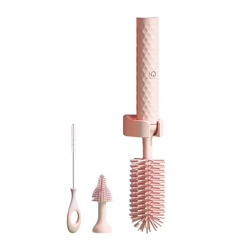 Electric Bottle Brush Set – 360° Deep Clean Helper