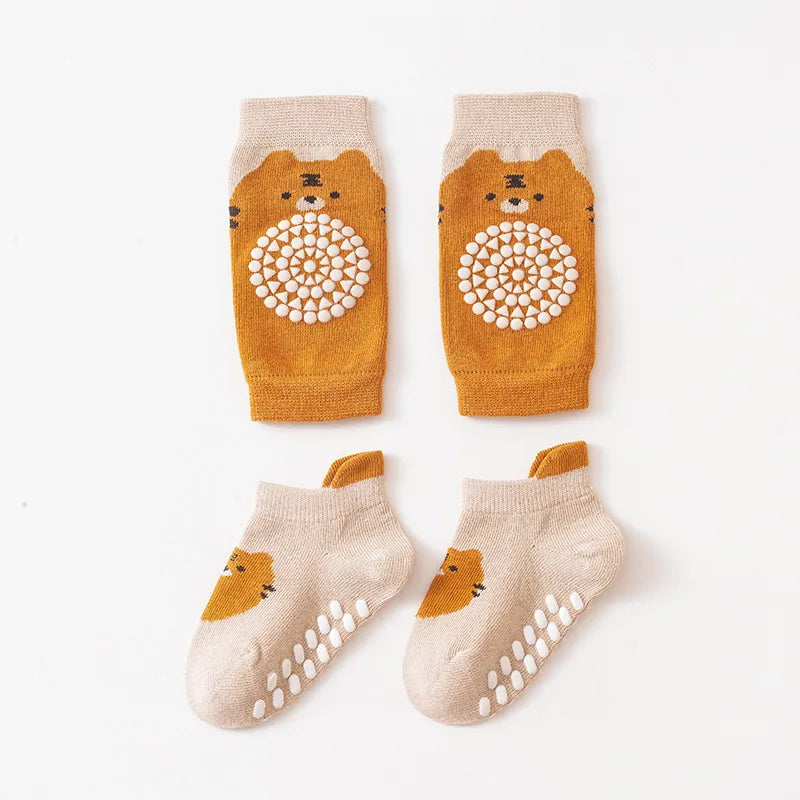 Baby Crawling Knee Pads with Anti-Slip Grip