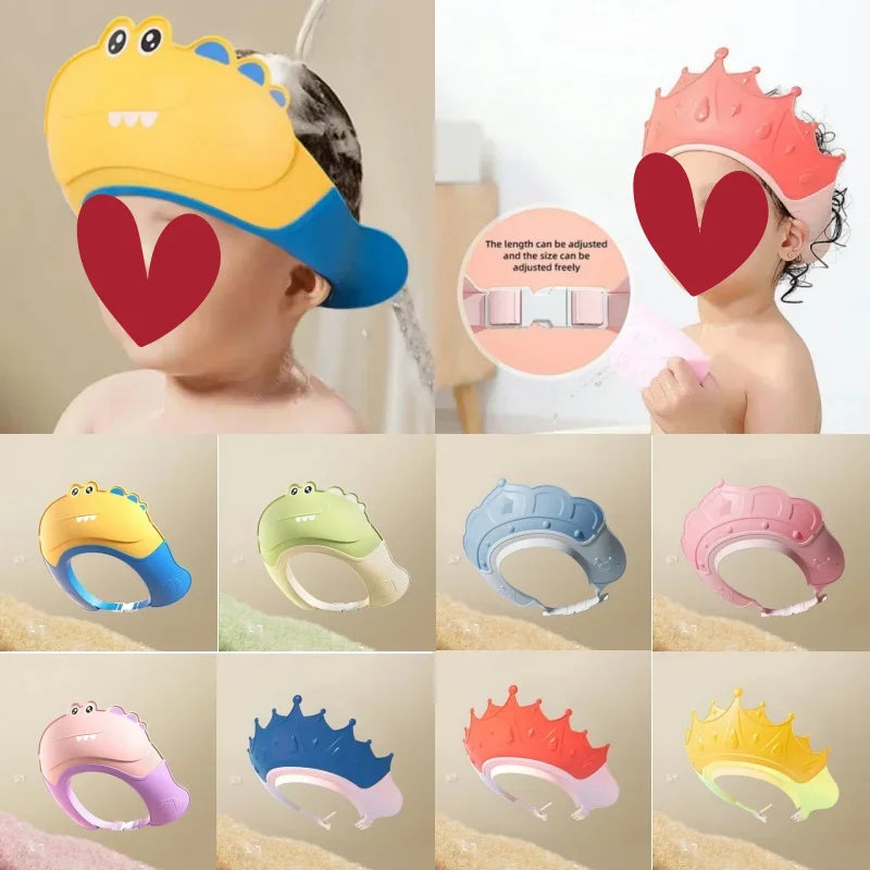 Kids Shower Cap Ear Protector for Stress-Free Hair Wash - Toki Toy Box