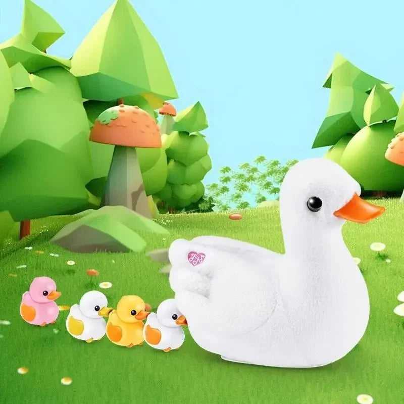 Walking Mama Duck Plush Toy – Interactive Sound Toy for Kids – Detail | Toki Toy Box