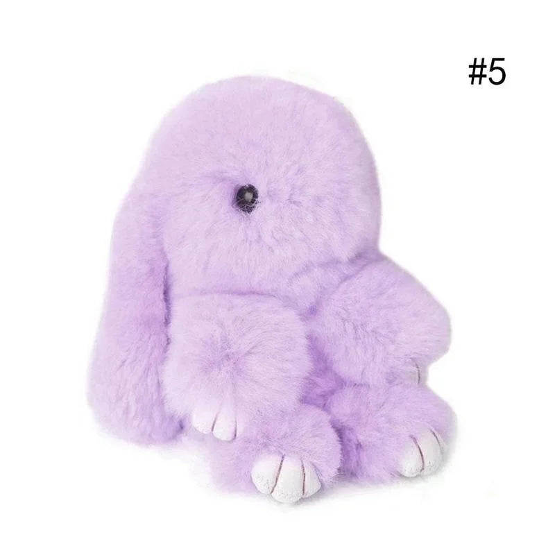 Fluffy Bunny Keychain – Soft Cute Charm for Girls – View 17 | Toki Toy Box